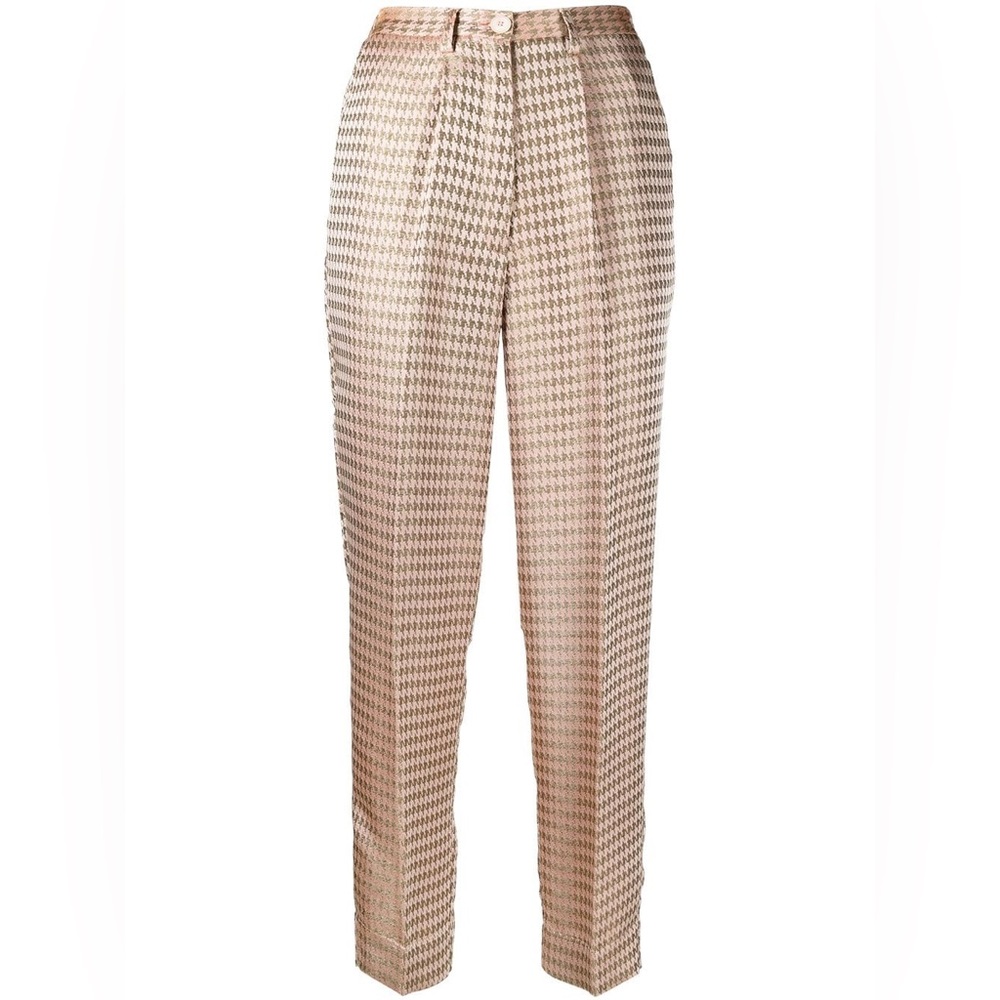 Forte forte houndstooth trouser